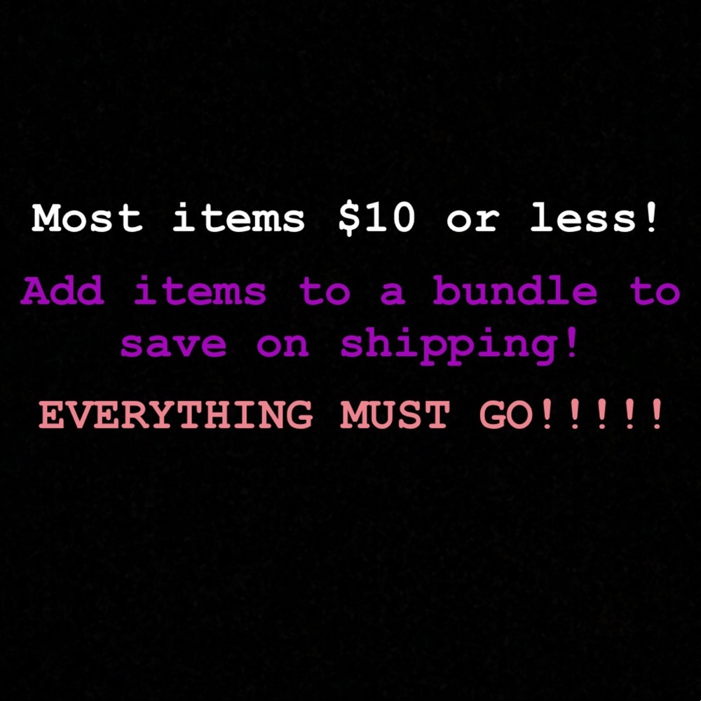 Shoes, dresses, tops, denim, accessories, etc.!